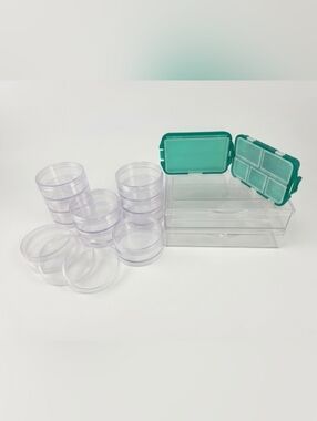 Pro Craft & Jewelry Storage Organizer Lot 15+ Pieces, Stackable